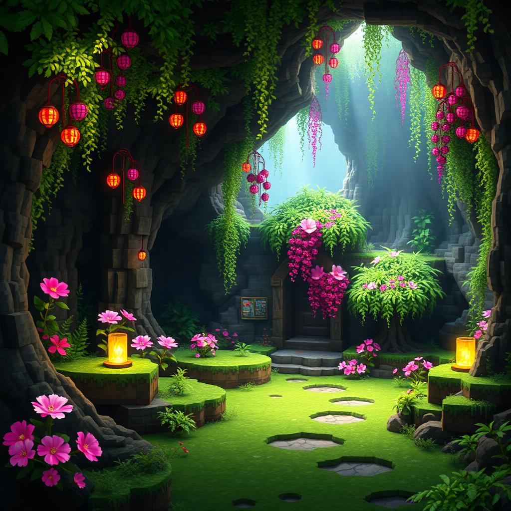 Lush Cave Garden Base Mechanics